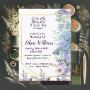Search for flower kid invitations Blue flowers