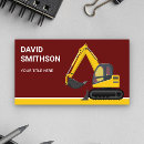 Search for earthmoving business cards Earthmover