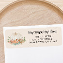 Search for print at home return address labels Botanical