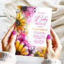 Search for pink and orange baby shower invitations Colourful