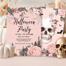 Search for floral halloween invitations Scary