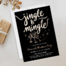 Search for rose gold christmas invitations Jingle and mingle