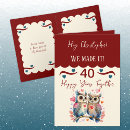 Search for husband 40th anniversary cards For him