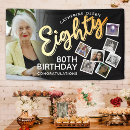 Search for gold 80th birthday party decor Eightieth