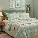 Search for green plaid pillowcases Check