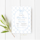 Search for classic baby boy shower invitations Chinoiserie