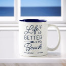 Search for life is better at the beach mugs Cute