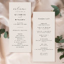 Search for modern wedding programmes Formal