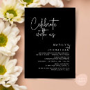 Search for reception party invitations Elopement