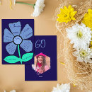 Search for simple 60th birthday invitations Floral