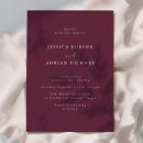 Search for dusty rose and burgundy wedding invitations Simple