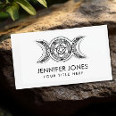 Search for goddess business cards Triple moon
