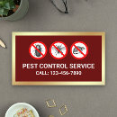 Search for bug business cards Exterminator