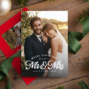 Search for first mr and mrs christmas cards Red