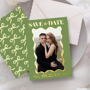 Search for sage green save the dates Typography