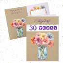 Search for pretty 30th birthday cards Purple