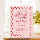 Search for wine bridal shower invitations Love and pizza
