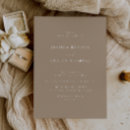Search for taupe wedding invitations Elegant