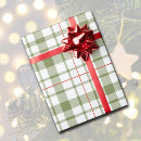 Search for green plaid wrapping paper Festive