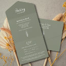 Search for budget friendly wedding invitations Sage green