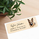 Search for german shepherds return address labels Dog