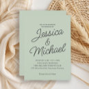 Search for garden suite wedding invitations Sage green