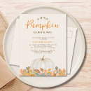 Search for little pumpkin shower invitations Watercolor