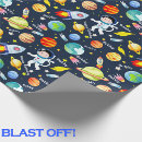 Search for astronaut wrapping paper Rocket
