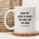 Search for sister wedding mugs For him