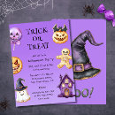Search for cookies halloween invitations Trick or treat