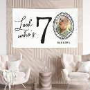 Search for 70th birthday banners Black and white