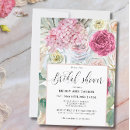 Search for printable bridal shower invitations Pink