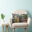 Search for haunted house halloween cushions Black and white