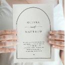 Search for black white rehearsal dinner invitations Arch