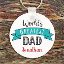 Search for worlds best dad key rings Father