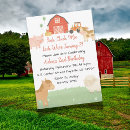 Search for barnyard 2nd birthday invitations Farm