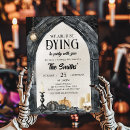 Search for vintage halloween invitations Skull