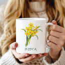 Search for daffodil mugs Bridesmaid