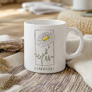 Search for daisy flower mugs Bridesmaid