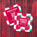 Search for strawberry business cards Qr code