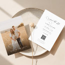 Search for with rsvp wedding save the dates Black and white
