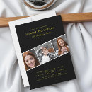 Search for black and gold birthday invitations Chic