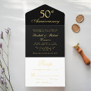 Search for 50th wedding anniversary invitations Classic