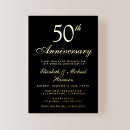 Search for dinner wedding anniversary invitations Black