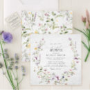 Search for lavender bridal shower invitations Watercolor
