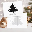 Search for unique message postcards Black and white