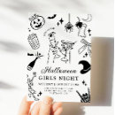 Search for costume halloween invitations Black and white