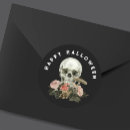 Search for happy skull stickers Black