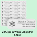 Search for die return address labels Black and white