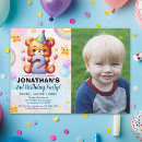 Search for 2nd teddy bears birthday invitations Cute